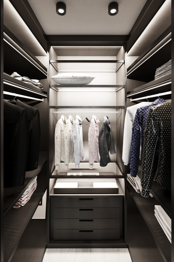 Квартира для холостяка с одной спальней и кухней-гостиной