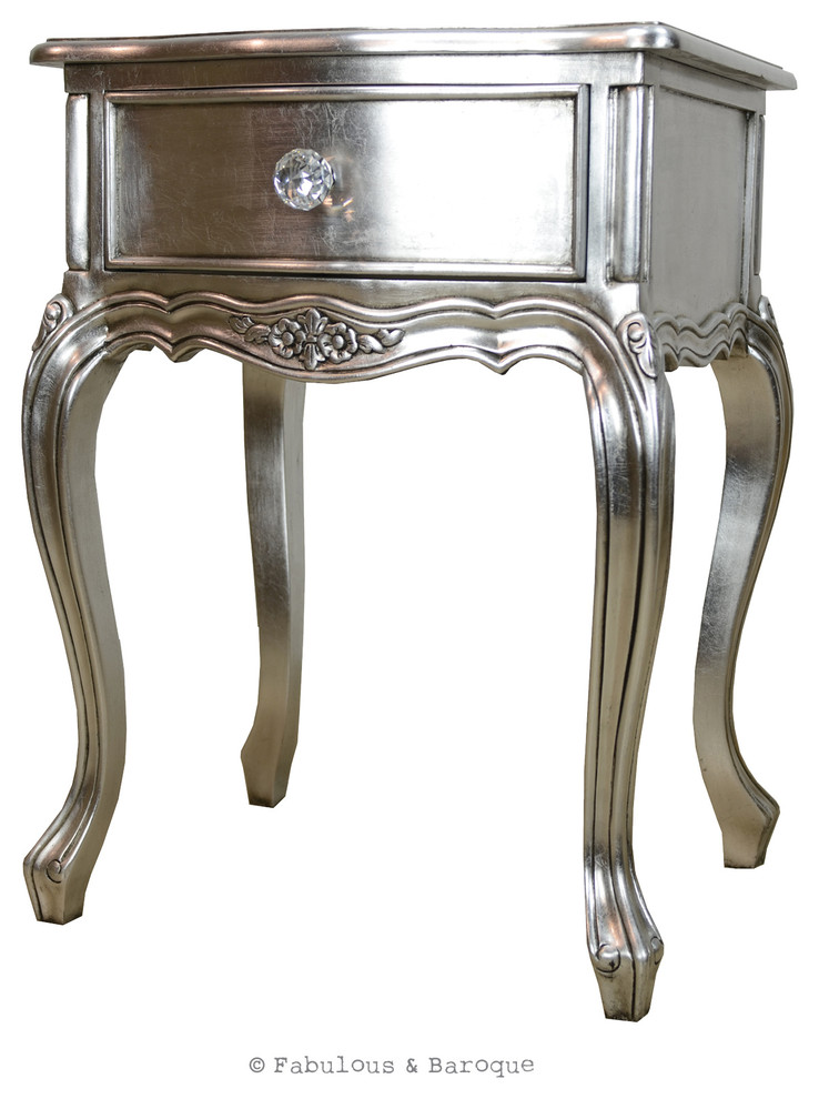 Sabine Side Table - Silver