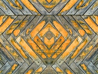 Ochre Peeled Mural Wallpaper - Contemporary - Wallpaper - by Walls Republic