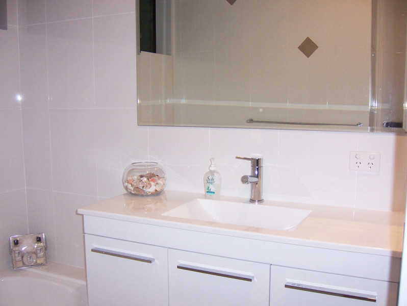 Contemporary bathroom in Perth.