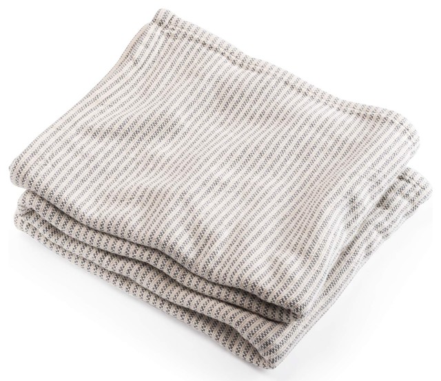 USA Made Cotton Blanket Contemporary Blankets by Brahms Mount