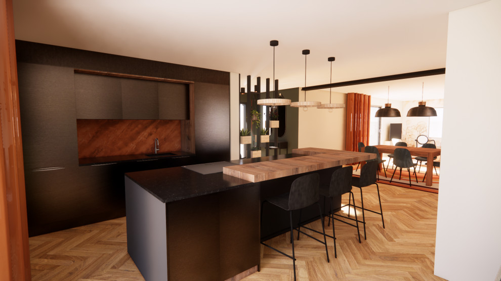 Aménagement plain-pieds - modélisation 3D - Steinsoultz