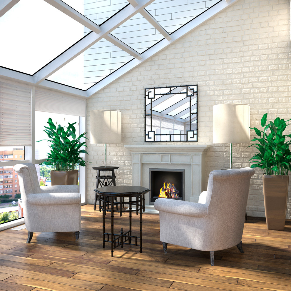 гостиная с зимним садом