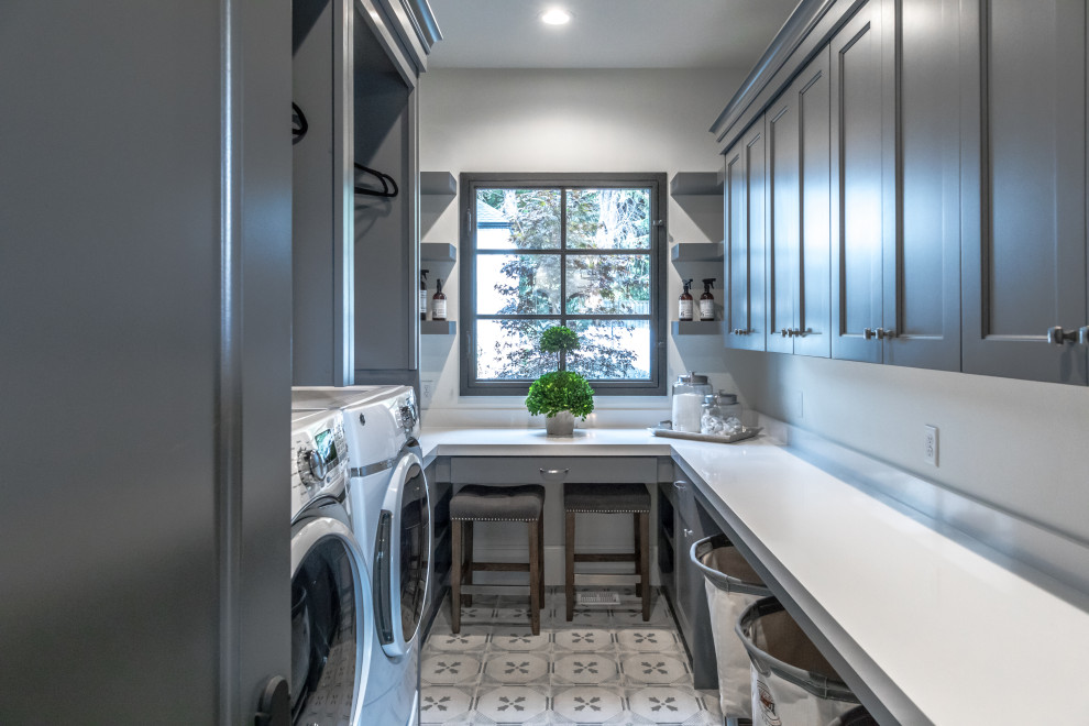 Inspiration for a laundry room in Salt Lake City.