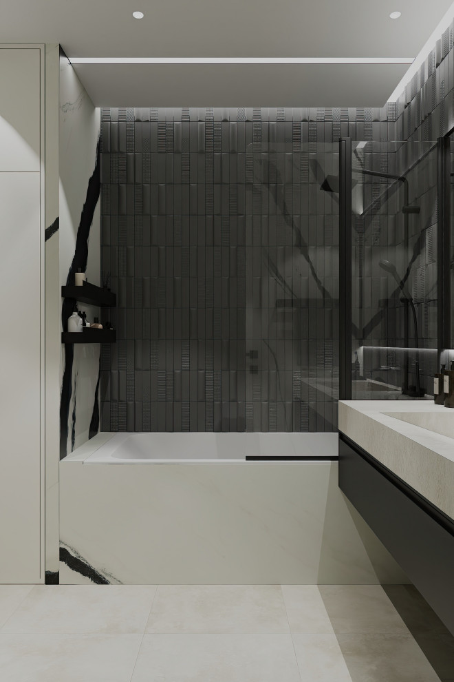 Дизайн и ремонт квартиры в ЖК Шуваловский Prima - Чёрно-белая магия