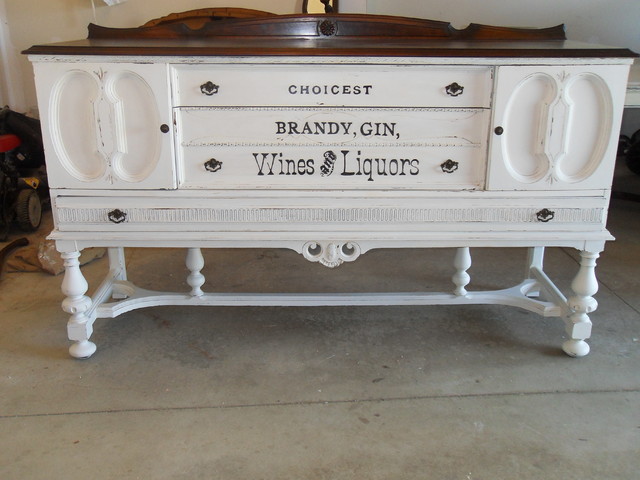 Painted Furniture Shabby Chic Style Dining Room Chicago By