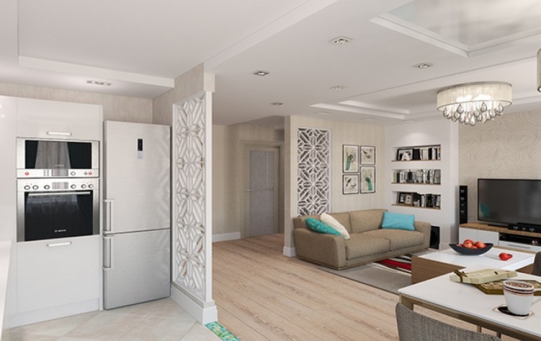 Кухня-гостиная Широтная