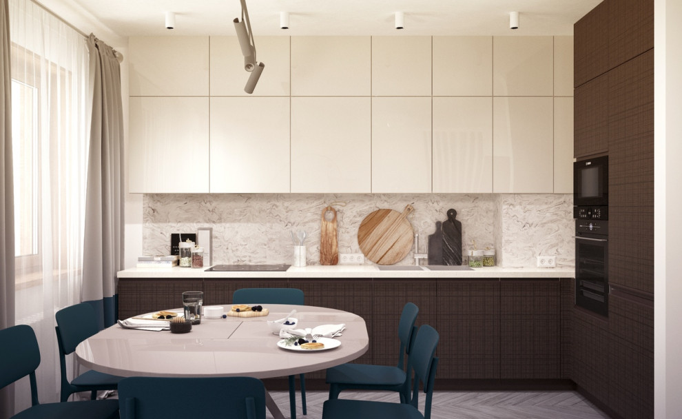 Кухня и столовая зона