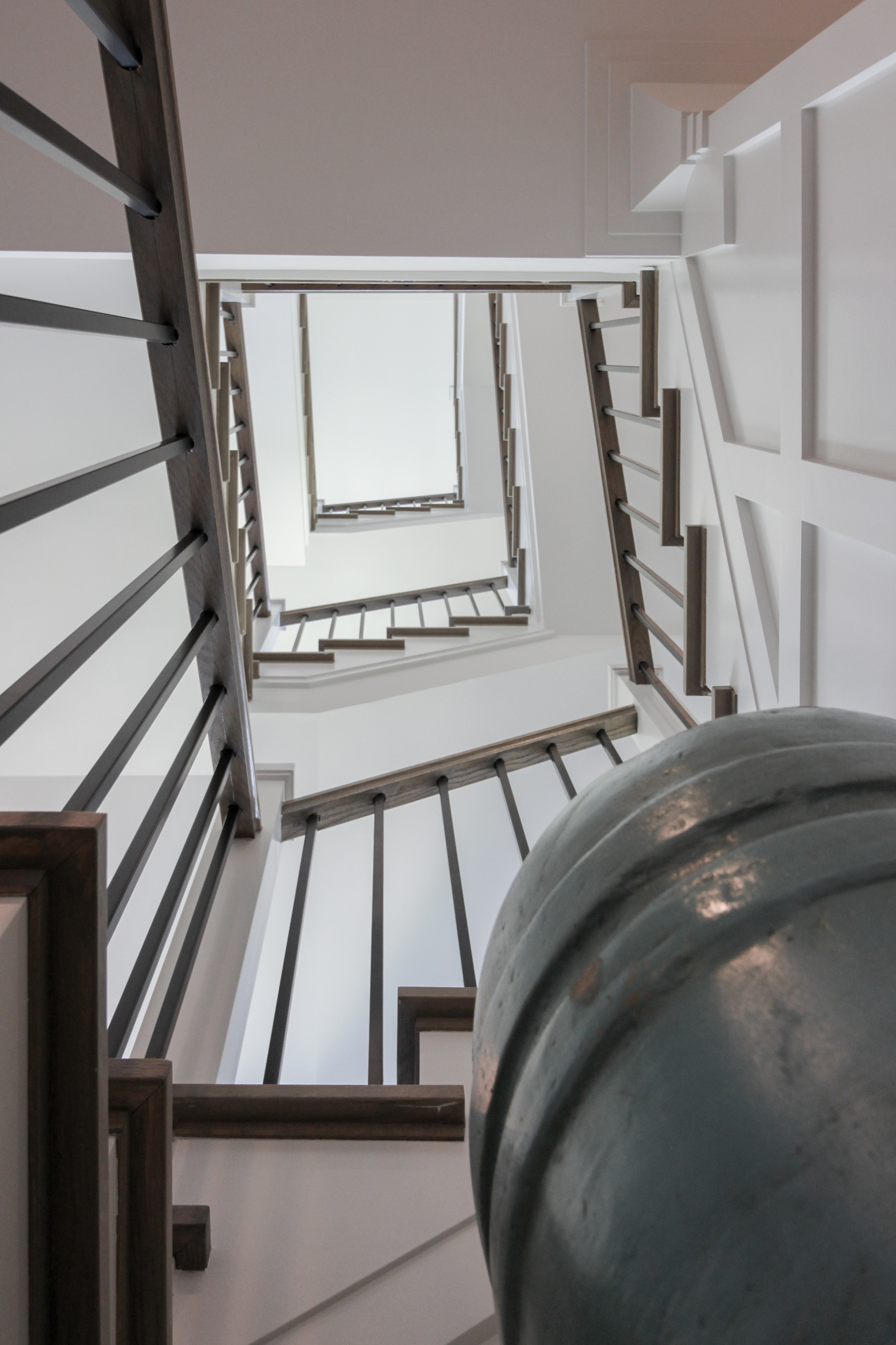 87_Welcoming and Functional Contemporary U-shaped Staircase, Arlington, VA 22207
