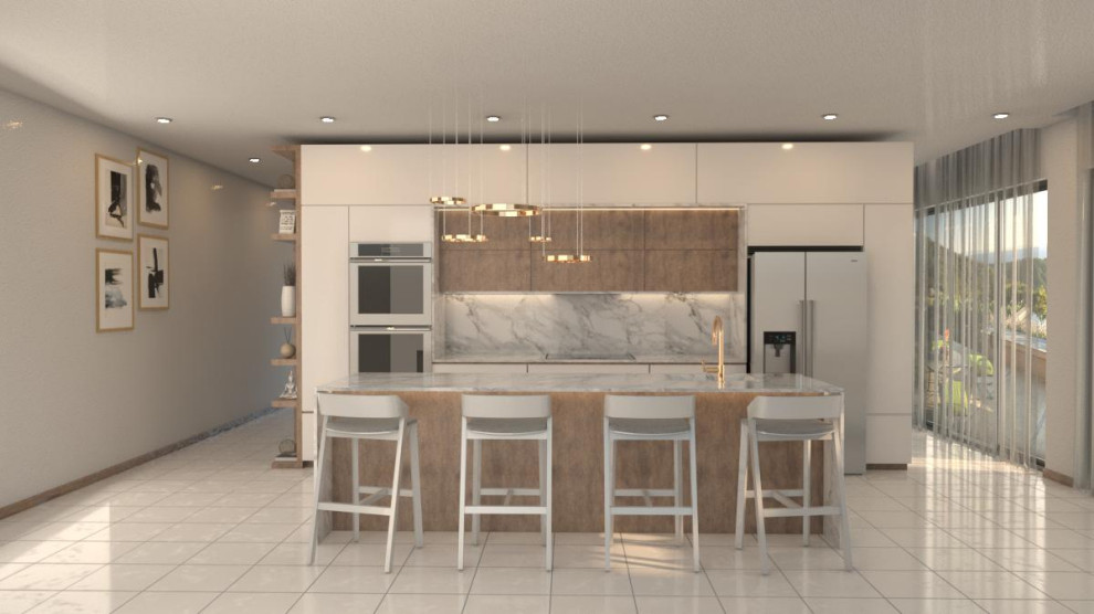 Kitchen - kitchen idea in Miami