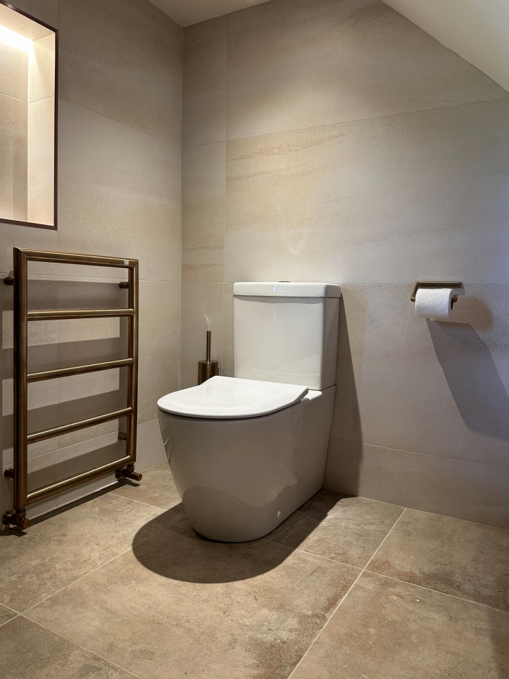 Photo of an urban cloakroom in London.