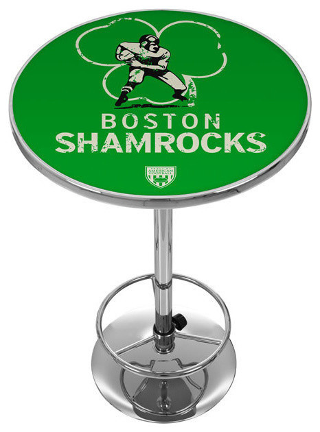 VAF Boston Shamrocks Chrome Pub Table