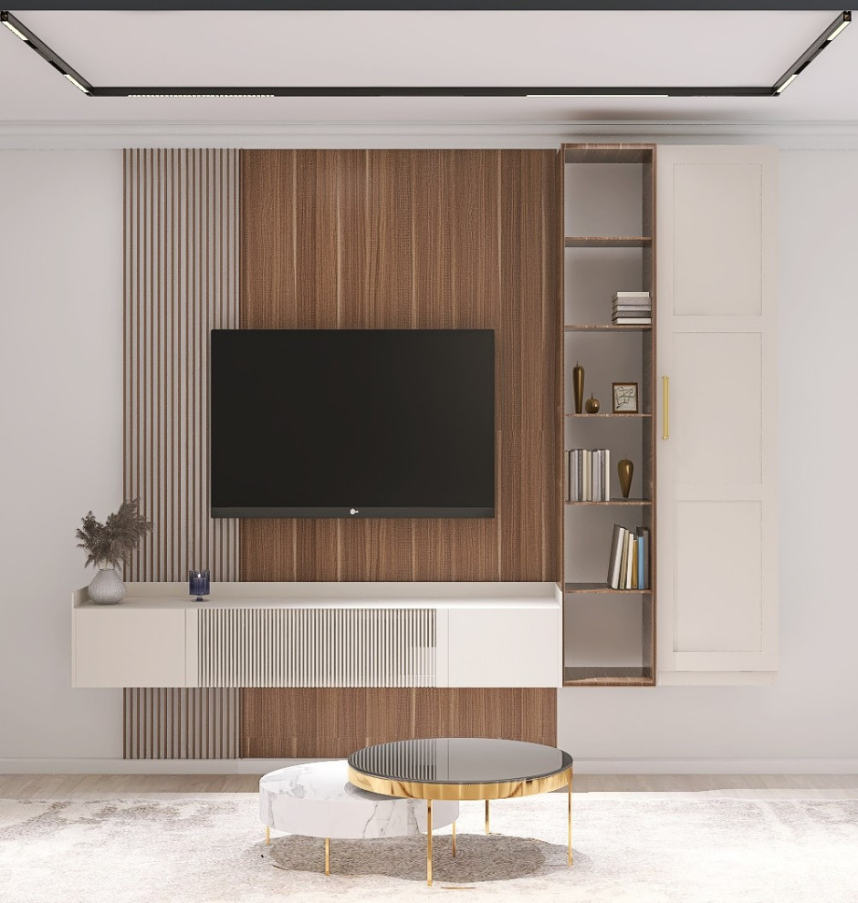 3-х комнатная квартира 90 м2 для семьи с двумя детьми в современном стиле