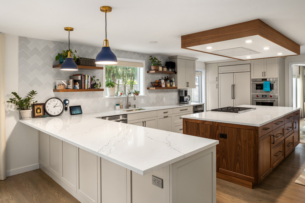 Kirkland Whole House Remodel - Transitional - Kitchen - Seattle - by ...