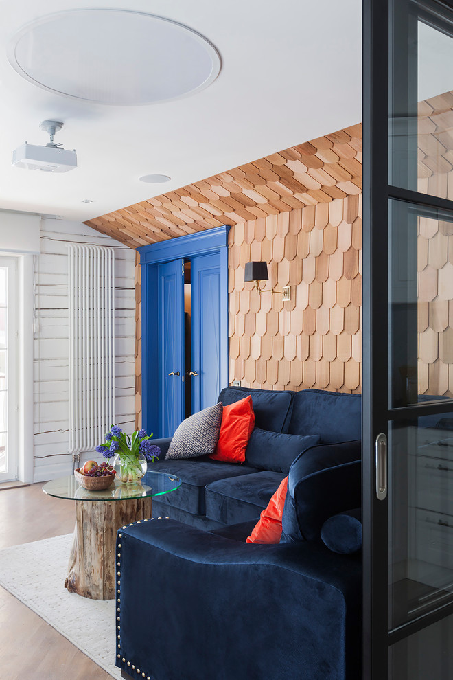 Гостиная под готовой крышей