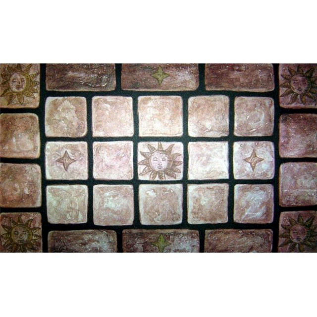 Custom Printed Rugs Dm-12 Decorative Tiles Door Mat
