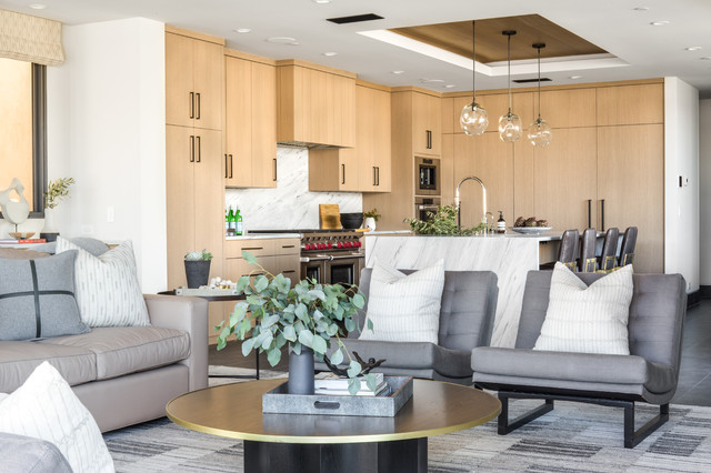 River contemporary-kitchen