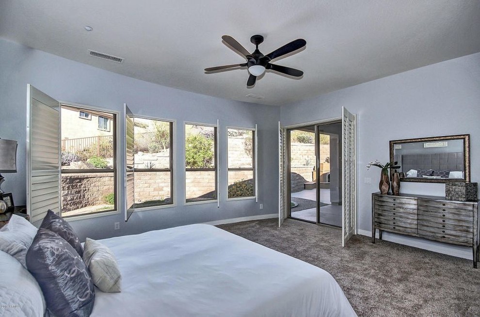 Bedroom - transitional bedroom idea in Phoenix