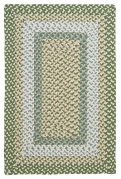 Montego Rug, Lily Pad Green, 4'x6', 4'x6' - Contemporary - Outdoor Rugs ...