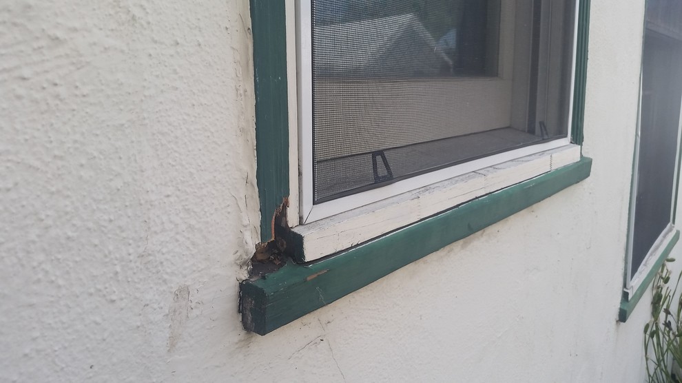 Replacing rotting wood trim with foam/stucco