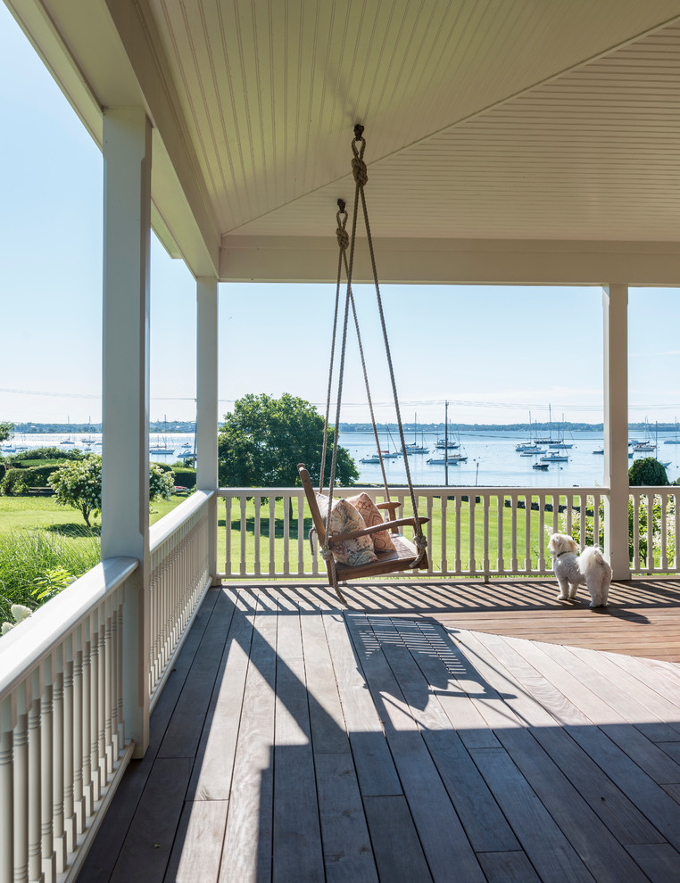 Beach style porch photo in Providence