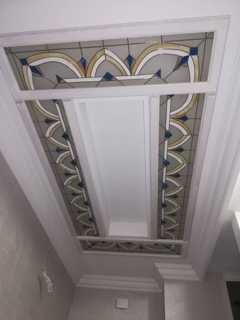 Потолочный витраж в ЖК "Сердце города"