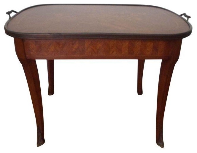 Pre-owned Antique Inlaid Italian Coffee Table