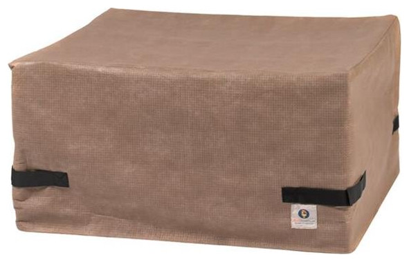 Duck Covers  32 in. Duck Covers Elite Square Fire Pit Cover - Cappuccino