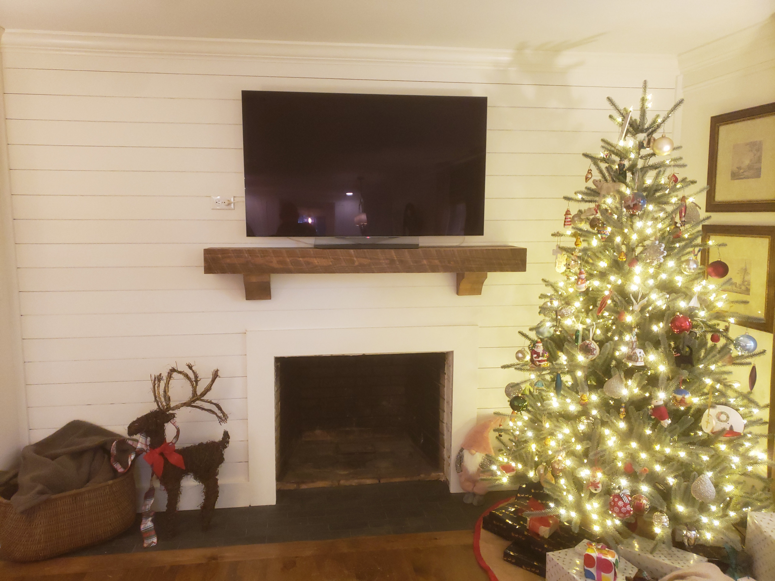 Custom Solid Beam Mantels