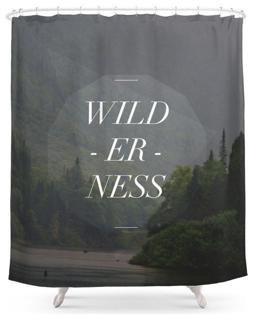 Wilderness Shower Curtain Rustic Shower Curtains By Society6