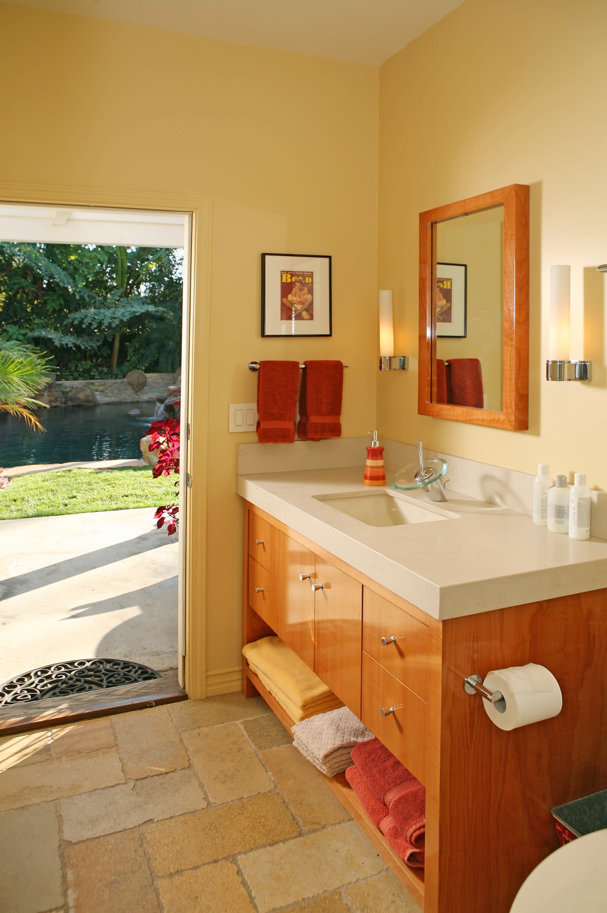 Pool Bathroom Houzz