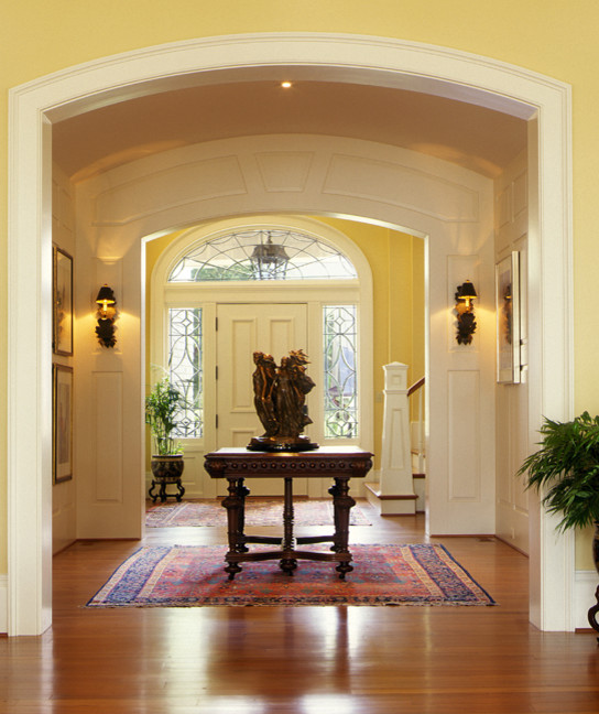 This is an example of a mediterranean hallway in Charleston.