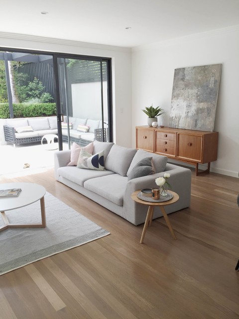 North Bondi contemporary-vardagsrum