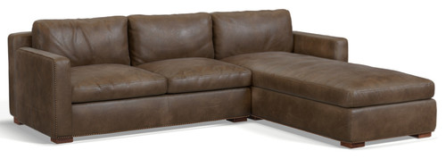 Houzz: Manhattan Sofa, Whiskey Leather