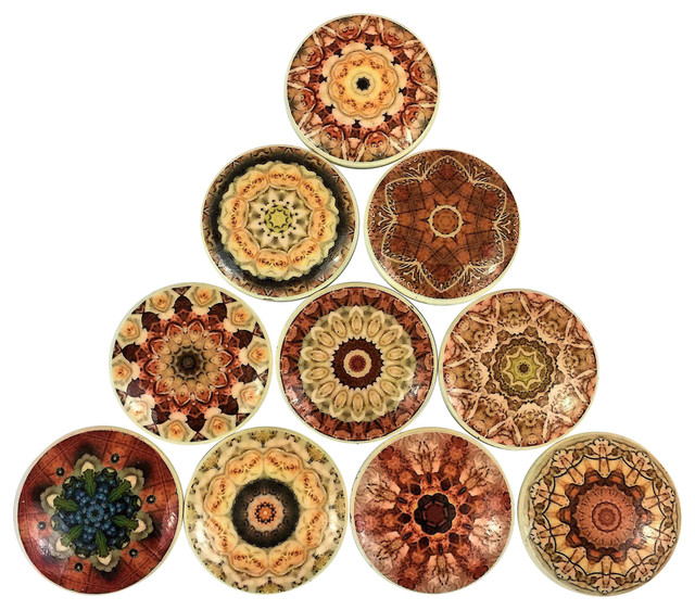 10 Piece Set, Killyleagh Mandala Cabinet Knobs