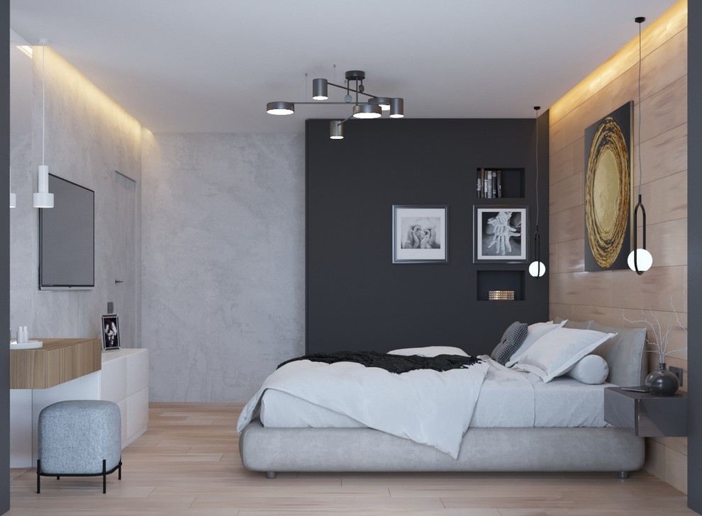 Дизайн проект в ЖК Ясный  3 к кв 107 м2 для молодой семьи