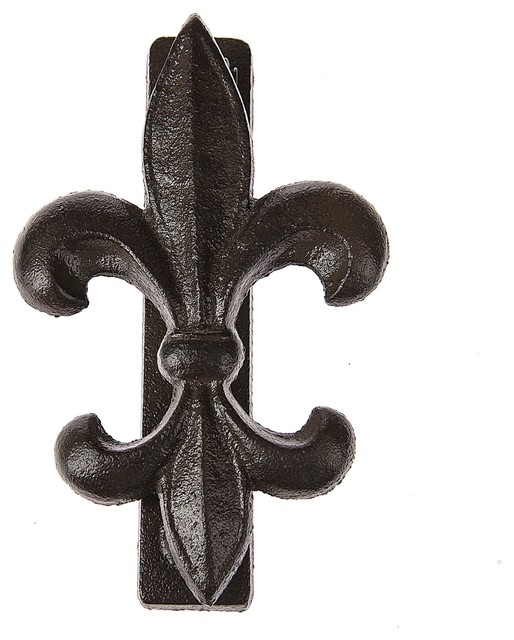 Fleur De Lis Door Knocker Cast Iron French Decor Mediterranean