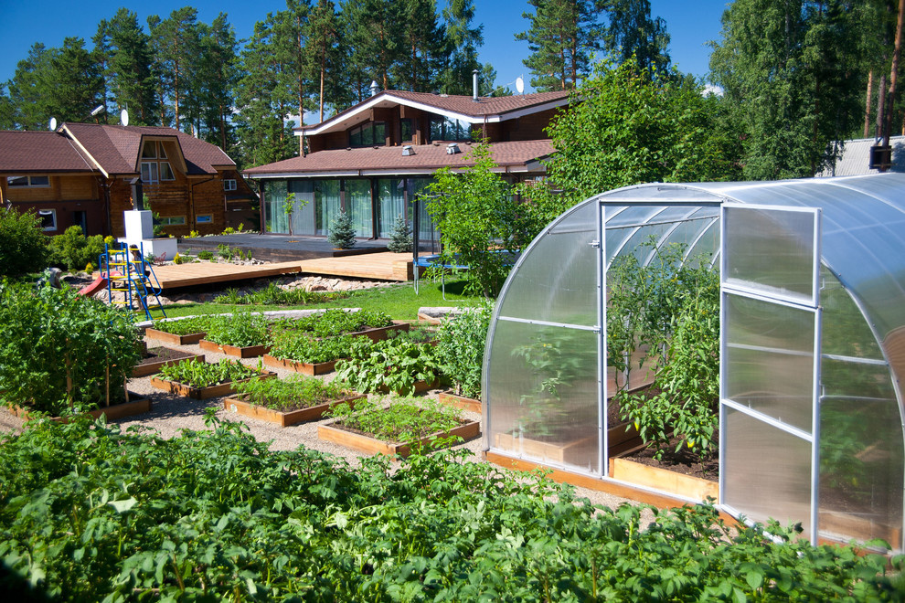 Contemporary greenhouse in Other.
