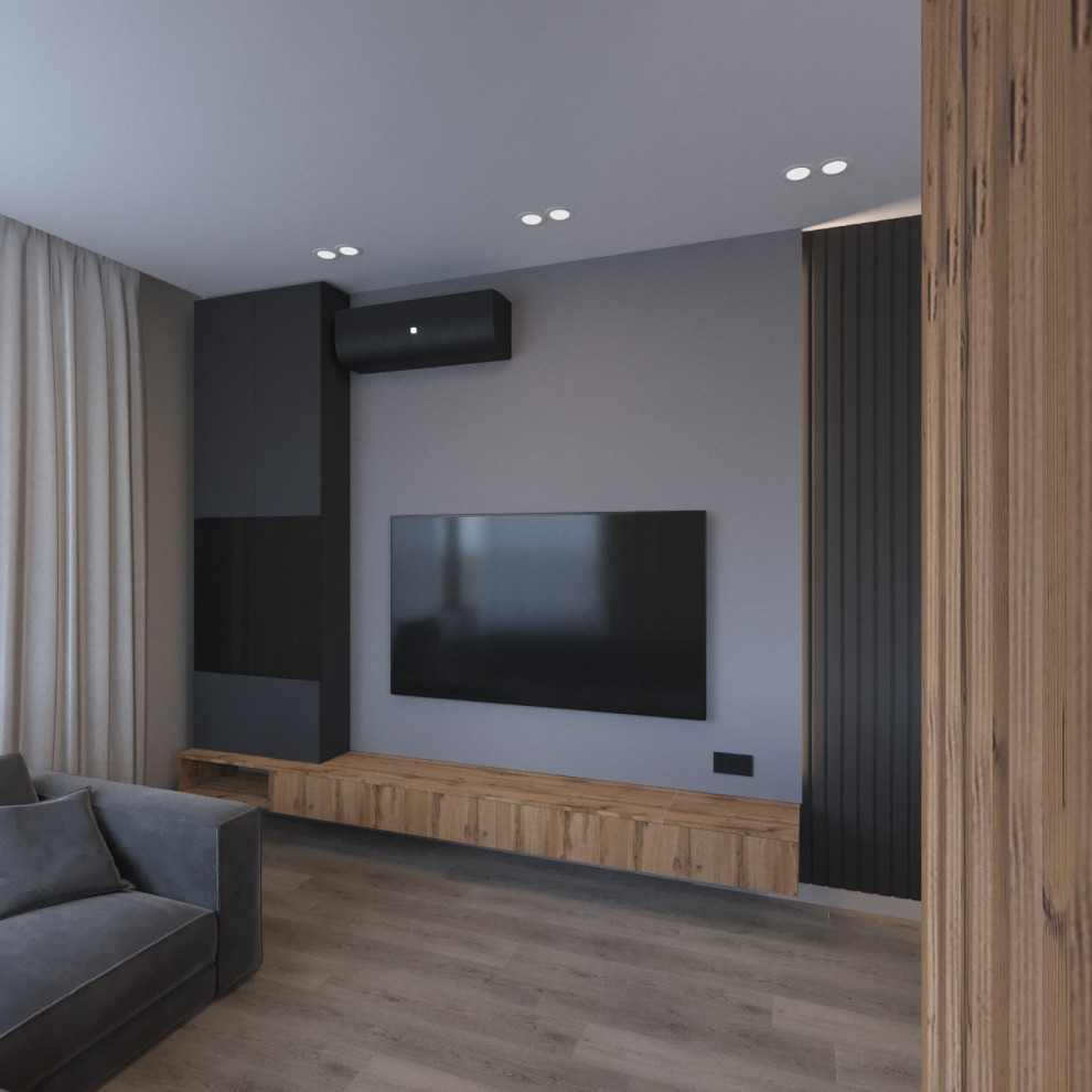 Новосибирск. ЖК Тихомиров. Эскизы + фото с реализации проекта.