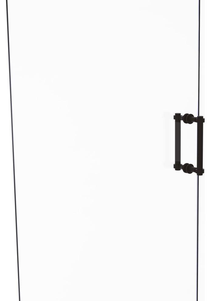 Allied Brass Contemporary 8" Back to Back Shower Door Pull, Oil Rubbed Bronze