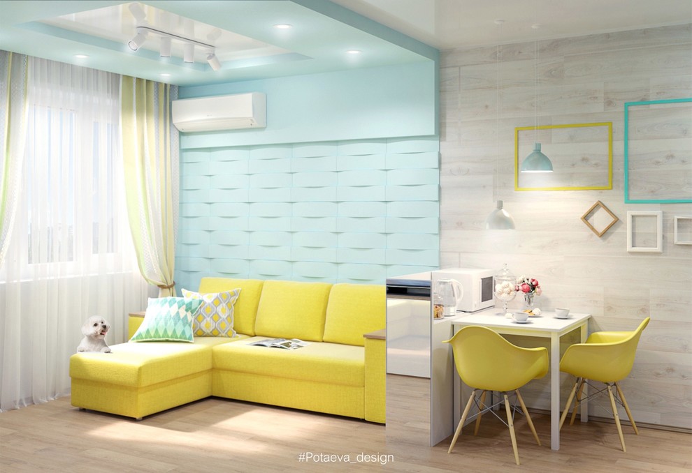 Однокомнатная квартира-студия в ЖК "Дивногорский"