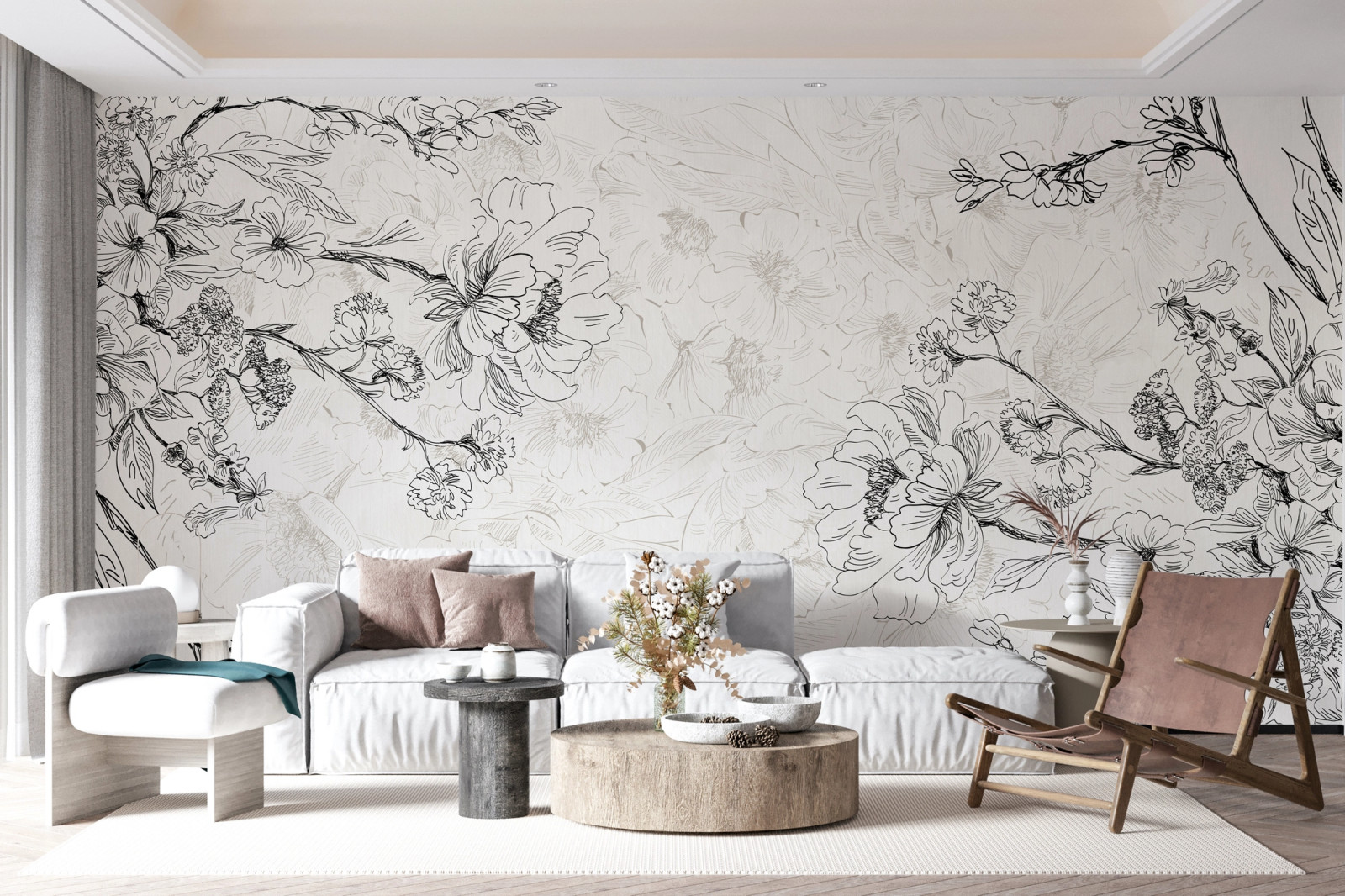 Коллекция обоев - цветы