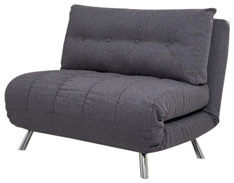 Tampa Convertible Big Chair Bed, Gray