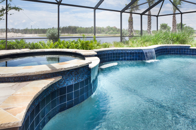 Cape Cod Inspired beach-style-pool
