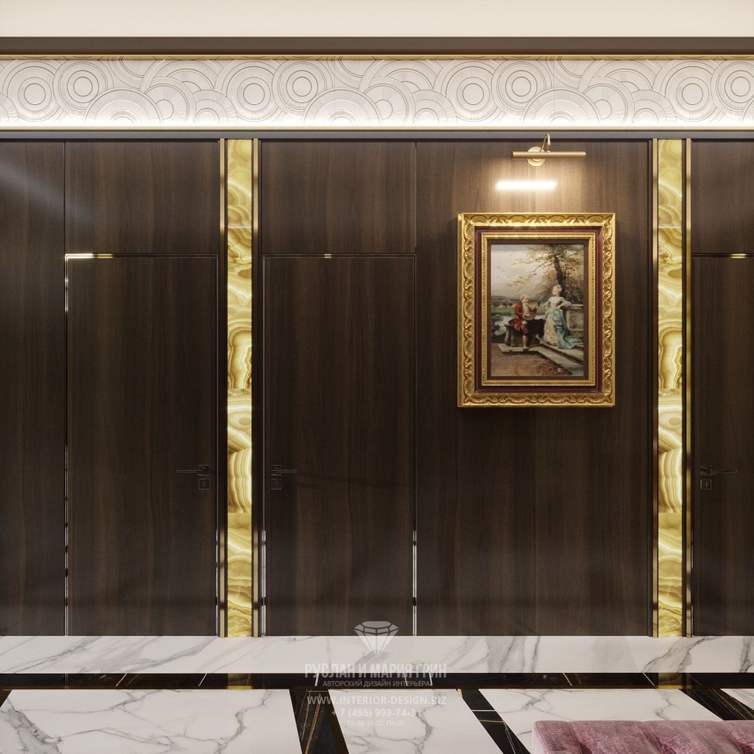 Дизайн элитной двухуровневой квартиры