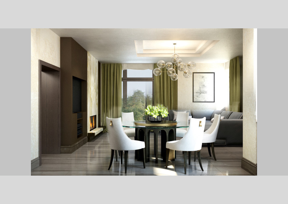 интерьер дома в коттеджном поселке Крекшино