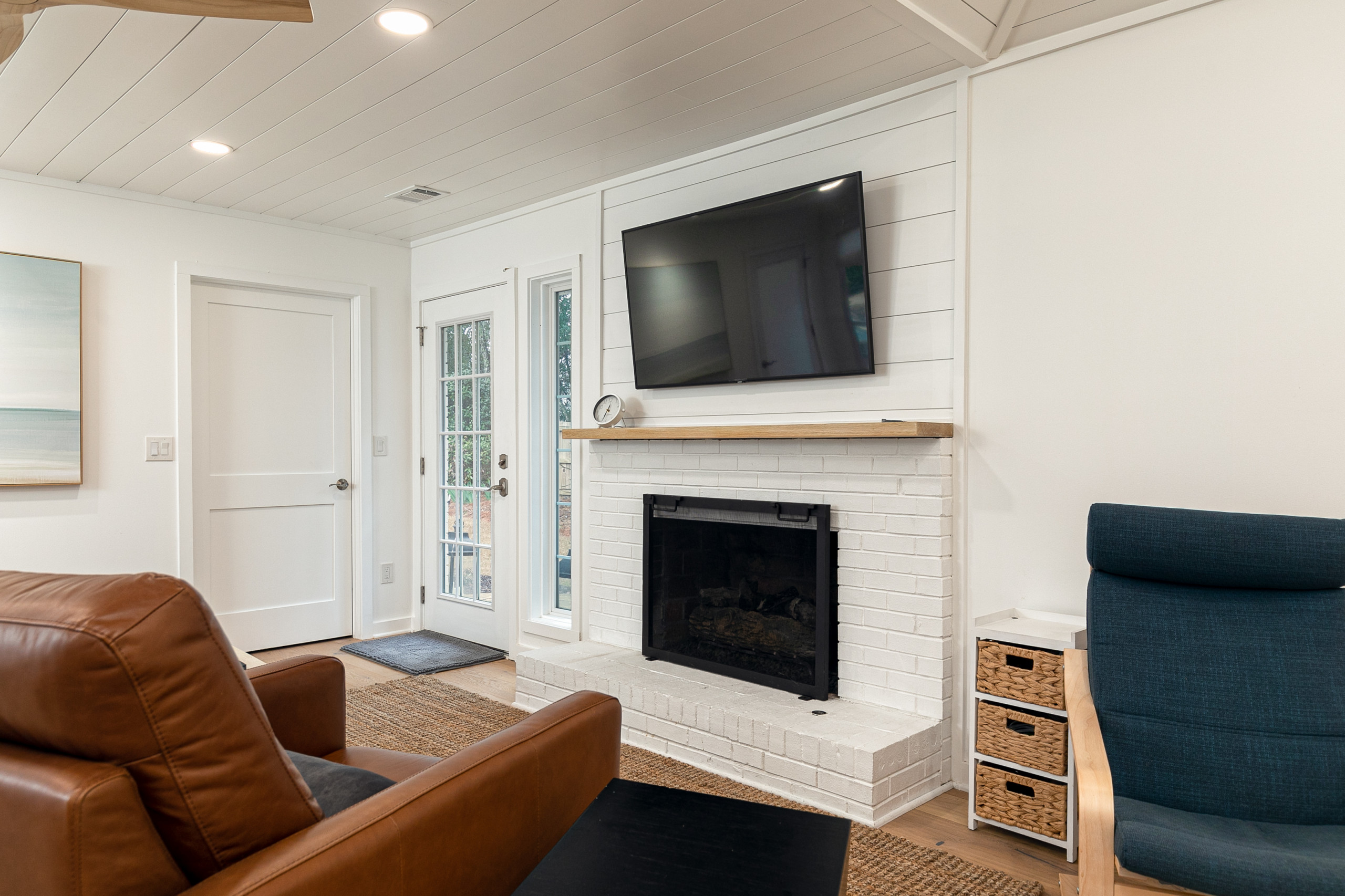 Sitting Area with Fireplace
