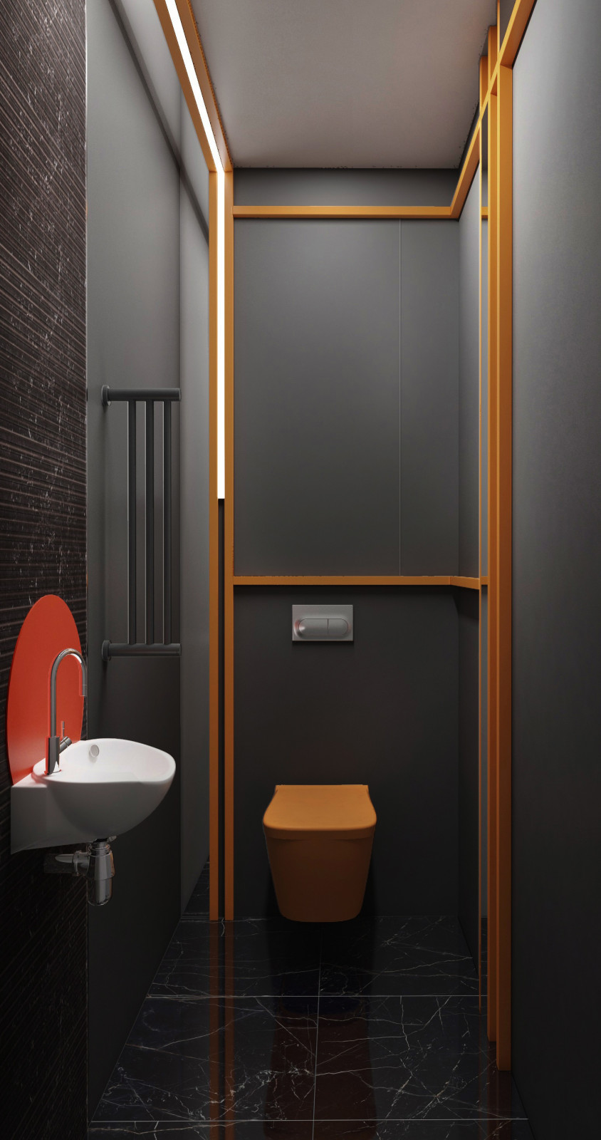 Дизайн-проект интерьера квартиры 61м2 в ЖК "Среда"