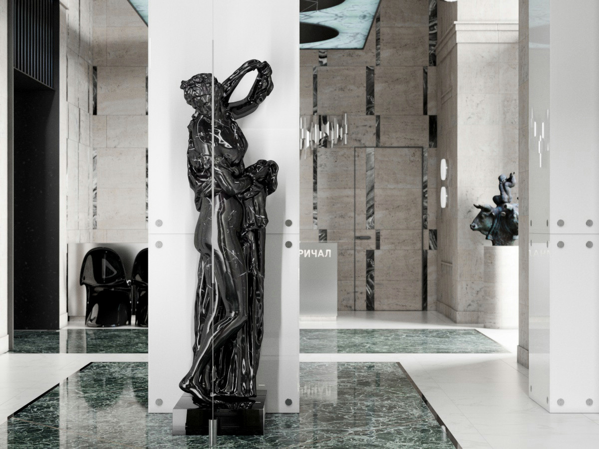 Зонна лобби гостиницы Графский причал