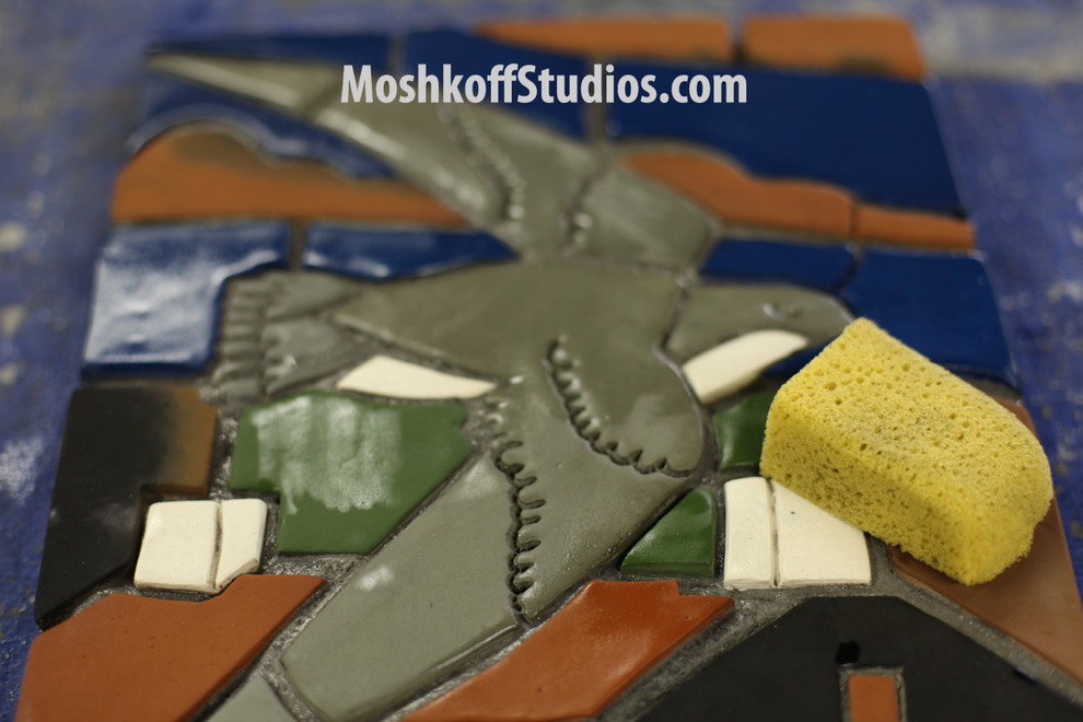 процесс изготовления плитки ручной работы